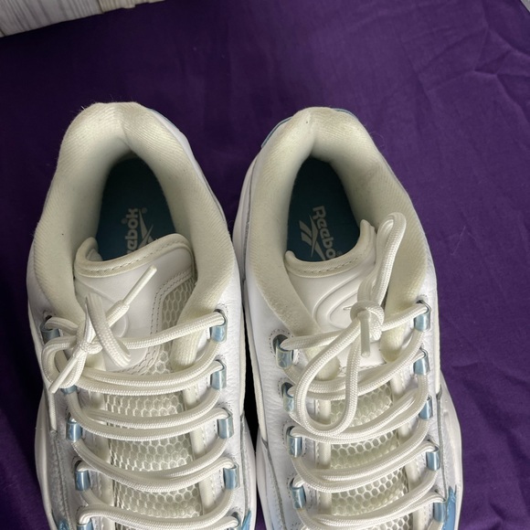 Size 10 - Reebok Question Patent Low Fluid Blue 2020 Iverson - Picture 4 of 7